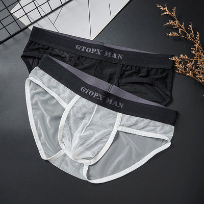 Calzoncillos de Malla Transparente de Seda de Hielo para Hombre - Image 3