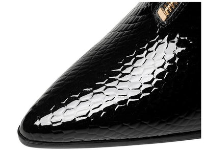 Botas de Cuero para Mujer con Tacón Grueso y Punta Afilada - Image 5