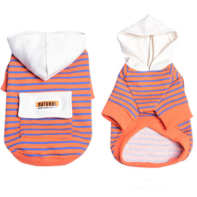 Suéter Deportivo con Capucha para Perros Pequeños - Diseño a Rayas - Image 7