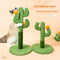 Rascador de Cactus para Gatos con Poste Sisal y Plataforma Escaladora