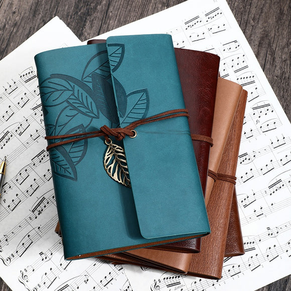 Cuaderno de Viaje Hojas Sueltas Vintage - Diario Creativo Zhiqiu