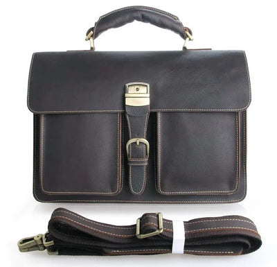 Maletín Ejecutivo de Cuero Vintage Crazy Horse para Hombre - Image 10