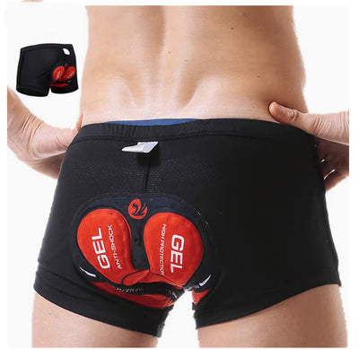 Shorts de Ciclismo para Hombre Negros Transpirables - Image 3