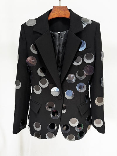 Blazer de Botones con Detalles de Lentejuelas - Image 10