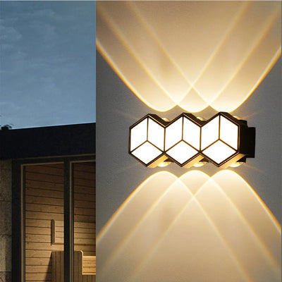 Lámpara de Jardín LED Luminosa Impermeable Doble Dirección para Terraza y Pasillo - Image 2