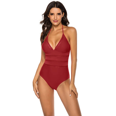 Traje de Baño Enterizo con Detalle de Malla - Image 21