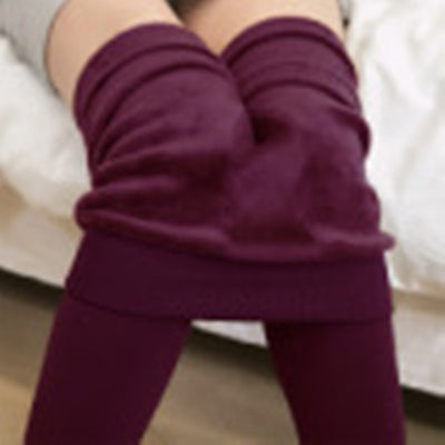 Pantalones Ajustados de Terciopelo Perla sin Costuras con Efecto Pisada Cálidos - Image 13