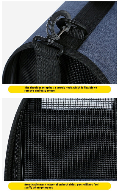 Bolsa Transportadora para Gatos - Mochila Cruzada Portátil para Mascotas - Image 34