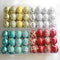 Bolas Decorativas Electrochapadas 6cm - Set 24 Piezas para Festividades