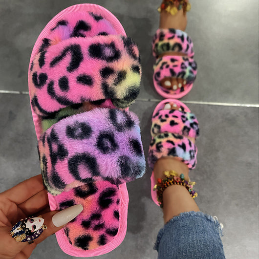 Pantuflas Peluche Leopardo para Casa - Cómodas y Acogedoras - Image 4