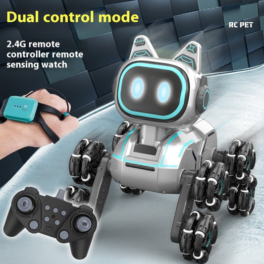 Perro Robótico Musical Recargable con Control Remoto - Juguete Educativo