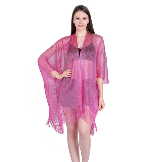 Blusa Playera con Cintas Doradas y Plateadas - Protección Solar Elegante - Image 33