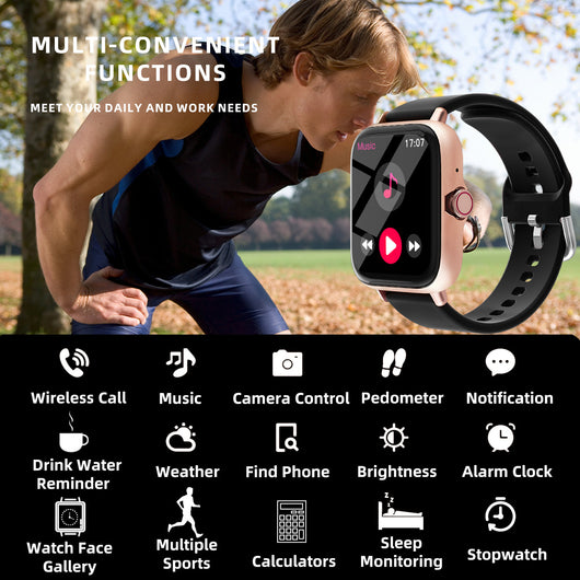 Reloj Inteligente con Monitor de Frecuencia Cardíaca y Presión Arterial - Image 10