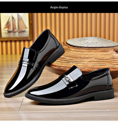 Zapatos de Cuero Elegantes con Diseño Slip-On Espejo - Image 15