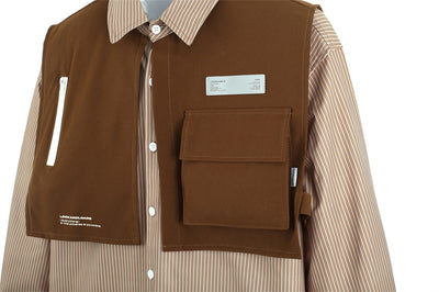 Camisa de Manga Larga con Costuras Contrastadas - Image 5