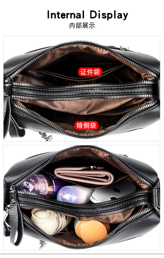Bolso de Cuero Suave para Mamá - Diseño Minimalista y Versátil - Image 22