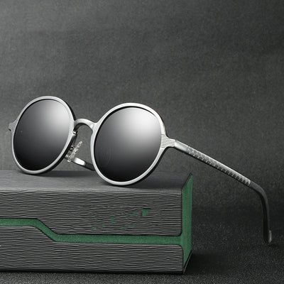 Gafas de Sol Redondas Aluminio Magnesio - Unisex Protección UV - Image 14