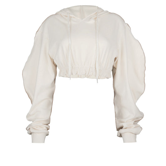 Sudadera con Capucha de Manga Larga en Tela Polar - Damasco - Image 14