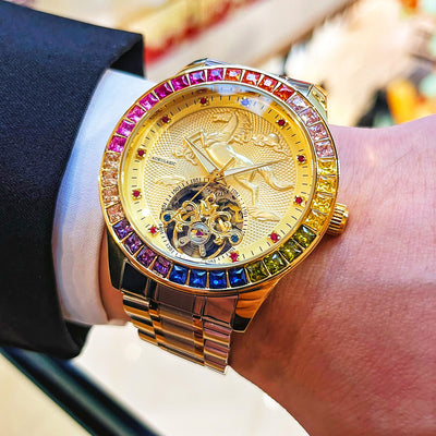 Reloj Mecánico Automático para Hombre con Volante Grande - Image 8