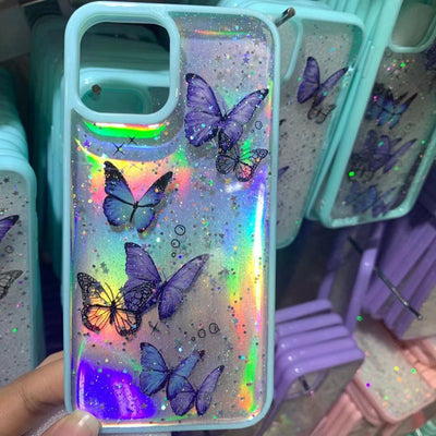 Funda Protectora con Mariposa de Epoxy y Brillo Hipoalergénica - Image 6