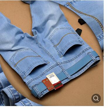 Pantalones Slim Fit Coreanos Juveniles en Tonos Claros - Image 15