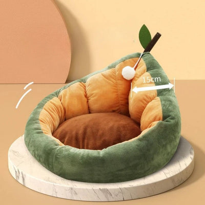 Cama Cálida y Acogedora para Gatos y Perros Pequeños - Nido de Algodón Suave - Image 4
