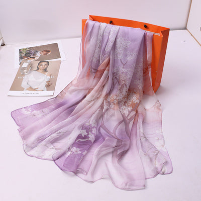 Pañuelo de Tul Qianli Jiangshan Tu para Mujer - Image 25