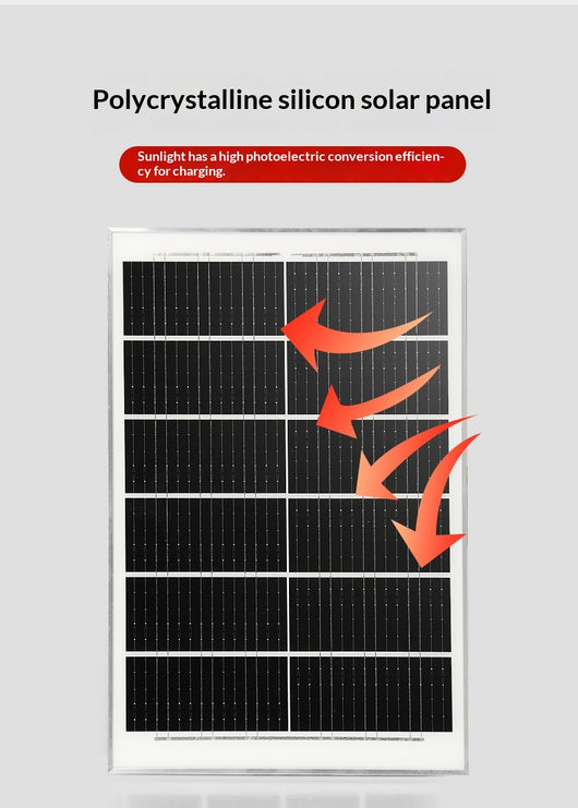 Lámpara Solar Cuadrada de Techo Exterior Resistente al Agua - Image 12