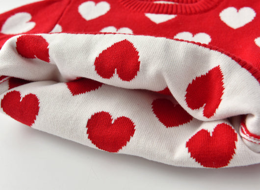 Suéter Infantil Cuello Redondo Manga Larga con Corazón - Image 21