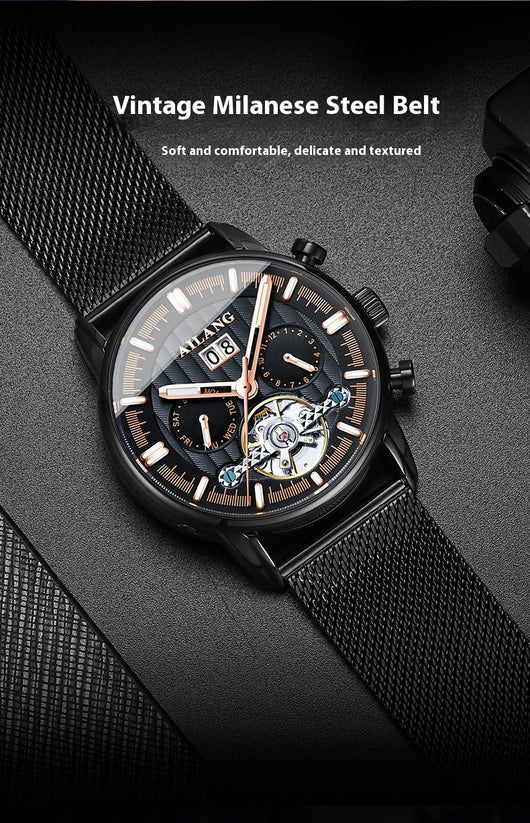 Reloj Automático Tourbillon Multifunción para Hombre - Image 26