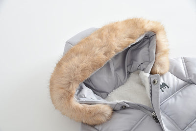 Mameluco Bebé con Capucha y Forro Polar Grueso - Image 30