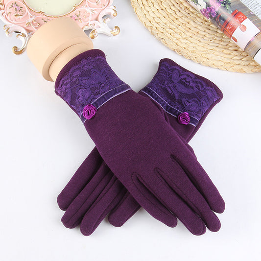 Guantes de Ciclismo Invierno para Mujer - Táctiles, Impermeables y Cálidos
