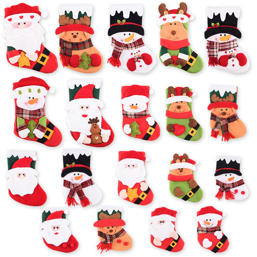 Medias Navideñas Decorativas - Juego de Tamaños Grande, Mediano y Pequeño - Image 5