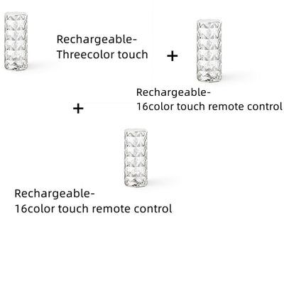 Lámpara LED Rosa Diamante Romántica para Dormitorio y Sala - Image 11