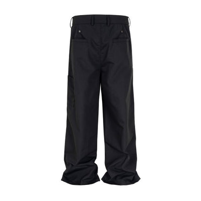 Pantalón Overol Ancho Deslavado con Bolsa Cintura Desmontable 2 en 1 - Image 18