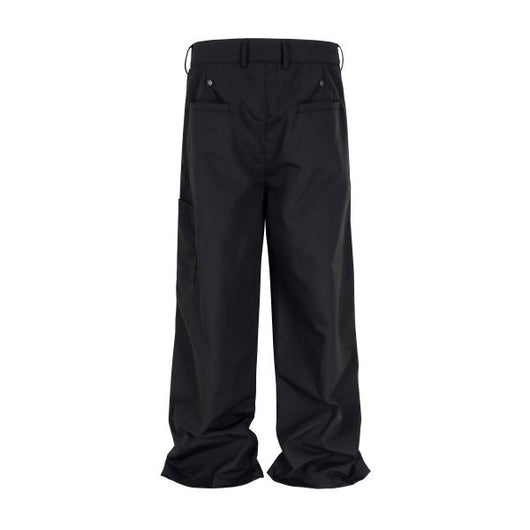 Pantalón Overol Ancho Deslavado con Bolsa Cintura Desmontable 2 en 1 - Image 18