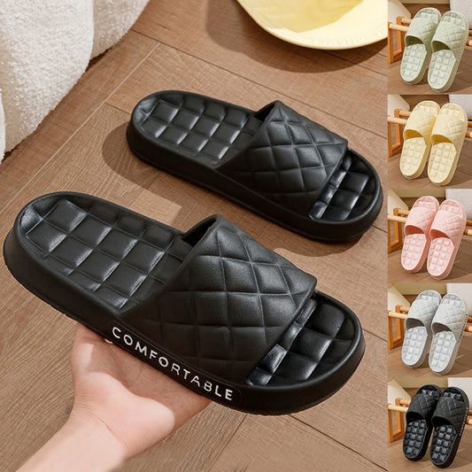 Pantuflas de Casa para Hombre y Mujer con Diseño Escocés - Suela Suave y Silenciosa