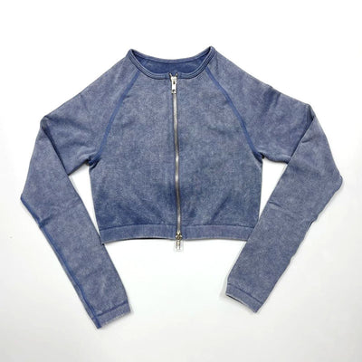 Conjunto Deportivo Yoga Mujer: Top sin Costuras y Pantalones Ajustados - Image 25