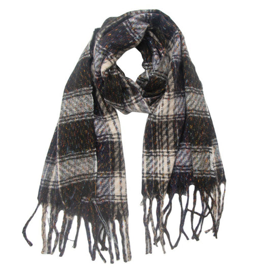 Bufanda de Cuadros Unisex con Flecos Estilo Europeo y Americano - Image 11