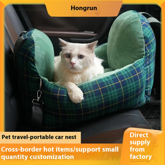 Cama Portátil de Moda para Perros Pequeños en Auto - Image 3