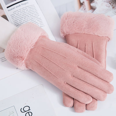 Guantes de Invierno Táctiles Impermeables de Ante - Image 18