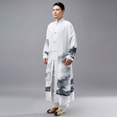 Túnica Hanfu Retro Estilo Tang Dinastía China para Hombre - Image 5