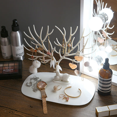Organizador de Joyas con Soporte Decorativo Árbol - Estuches y Exhibidor para Anillos, Collares y Pulseras - Image 25