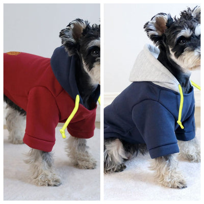 Sudadera con Capucha para Mascotas - Diseño Bicolor Moderno - Image 6
