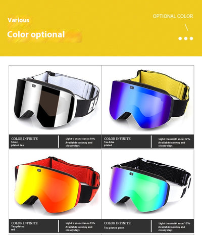 Gafas de Esquí Panorámicas Anti-Empaño Doble Capa con Protección UV - Image 25