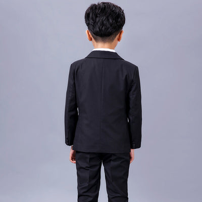 Traje Formal Elegante para Niños - Conjunto Negro Completo para Bodas y Eventos - Image 10
