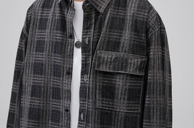 Camisa a Cuadros Otoñal para Hombre - Estilo Personalidad Fashion - Image 13