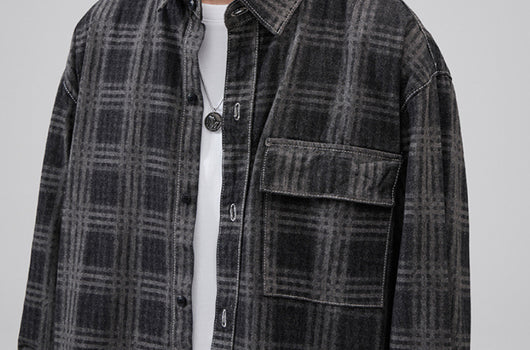 Camisa a Cuadros Otoñal para Hombre - Estilo Personalidad Fashion - Image 13