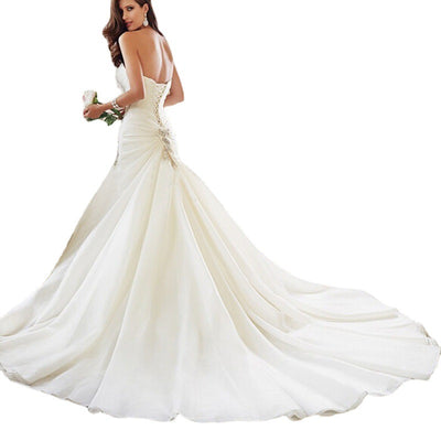 Vestido de Novia Cola Sirena Espalda Descubierta - Image 2