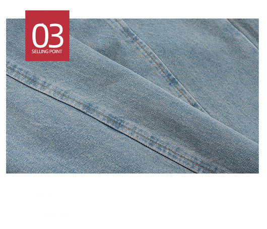 Pantalones Vaqueros Unisex Azul Gato - Estilo Urbano - Image 3